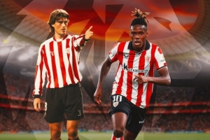 毕尔巴鄂竞技官方晒海报：格雷罗&amp;尼科，塑造各自时代的偶像